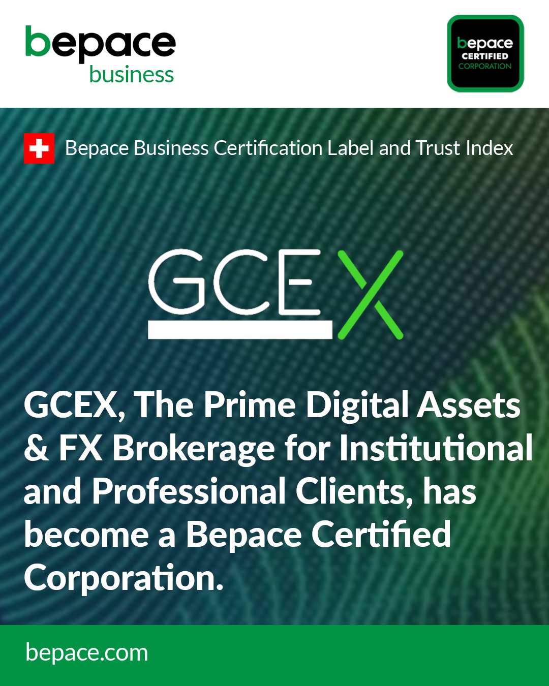 GCEX is now a Btrustor Certified Corporation